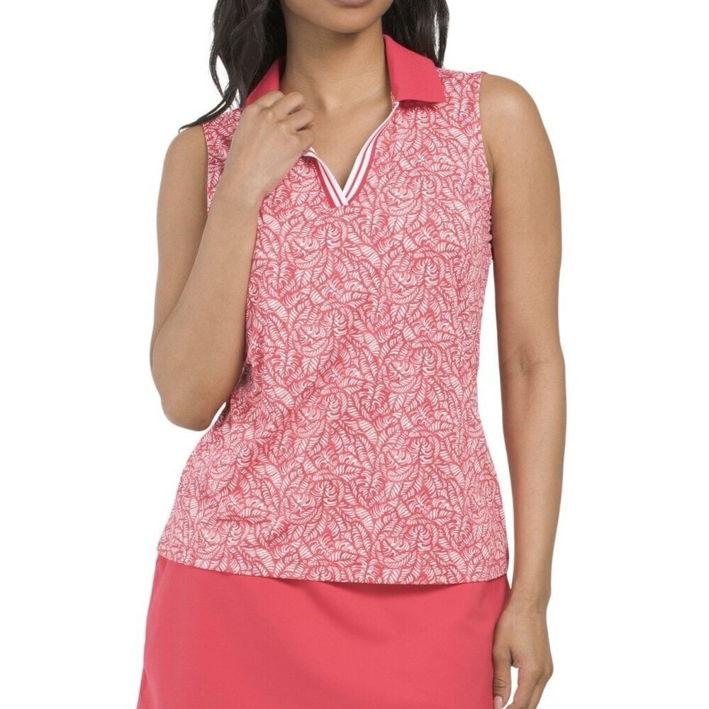 Tommy Bahama Women's Sleeveless Collared V-Neck Tank Top Size S - Small - NWT
